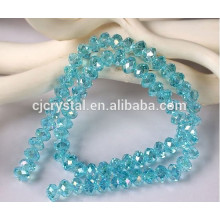 Atacado 8MM Crystal facetada Rondelle Beads